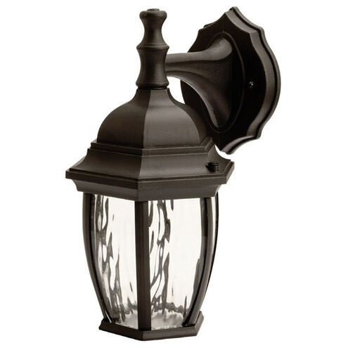Clark LED 11.5 inch Black Outdoor Wall Lantern